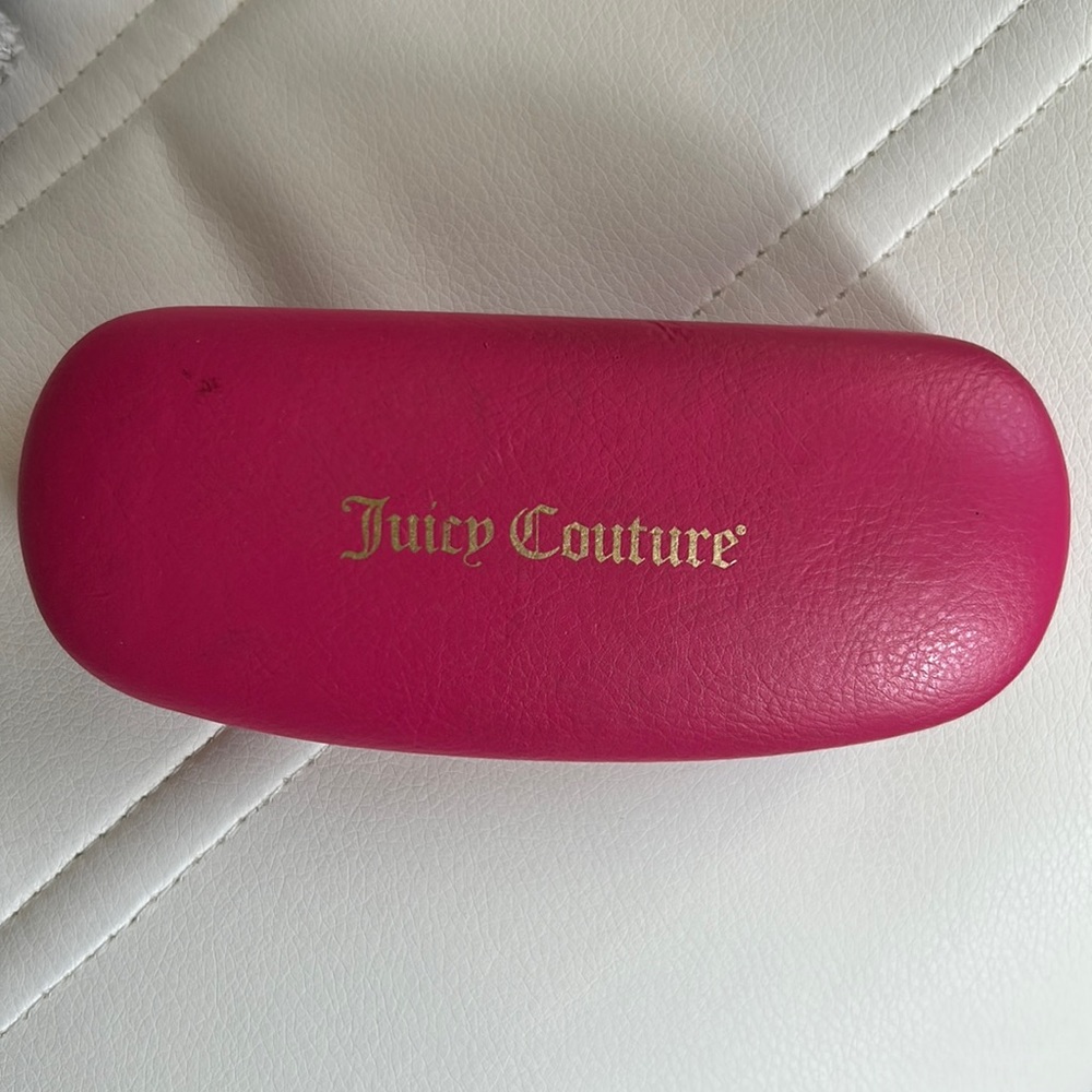 Hot pink juicy couture glasses case - Barbiecore y2k